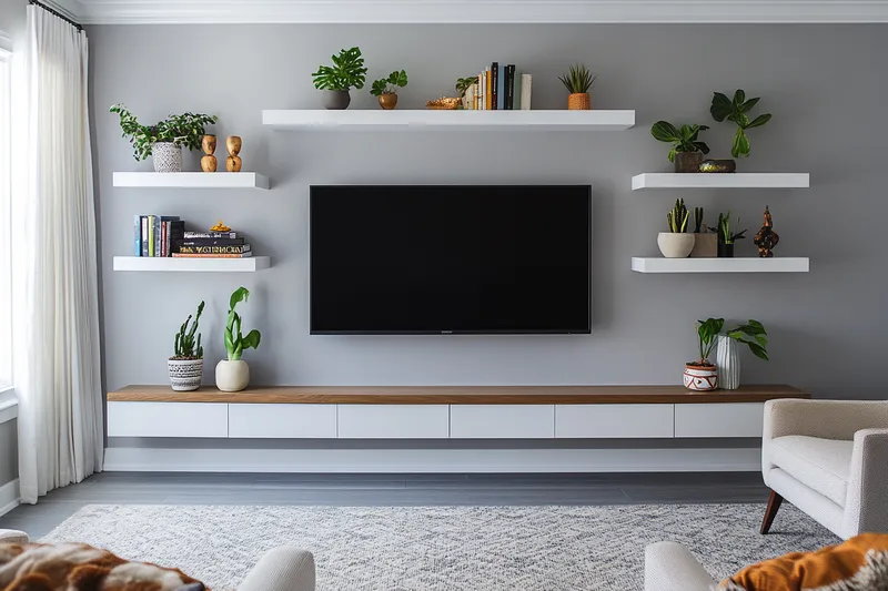 5 consejos para decorar alrededor de la tv que transformarán tu sala