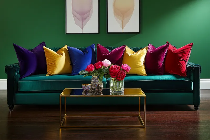 colores elegantes para paredes y cómo usar tonos joya en tu decoración