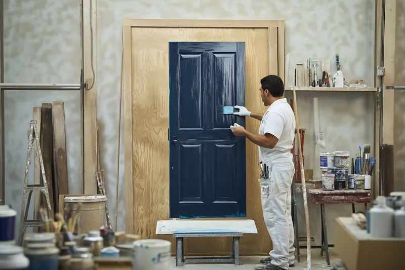 cómo pintar puertas de madera con la técnica de los profesionales para un acabado perfecto