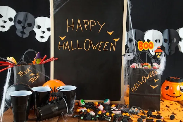 halloween y la pintura pizarra, una combinación creativa para decorar tu hogar