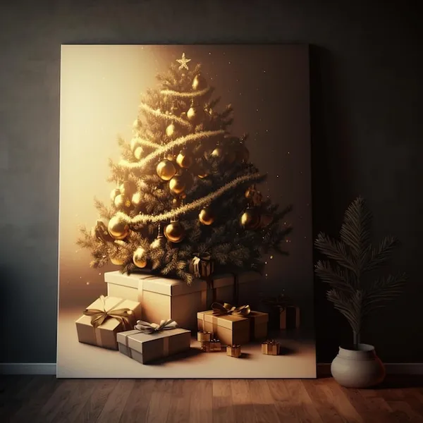 ideas para usar pintura dorada para decorar tu casa en navidad: elegancia y calidez