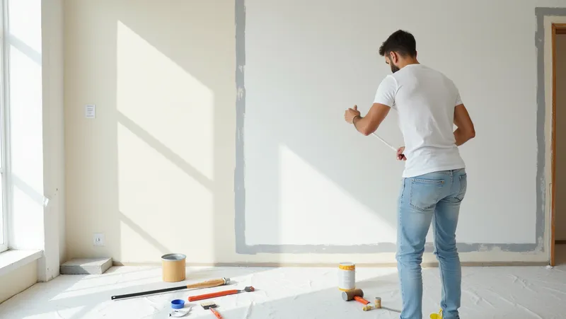 preparar una pared para pintar, pasos esenciales antes de aplicar el color